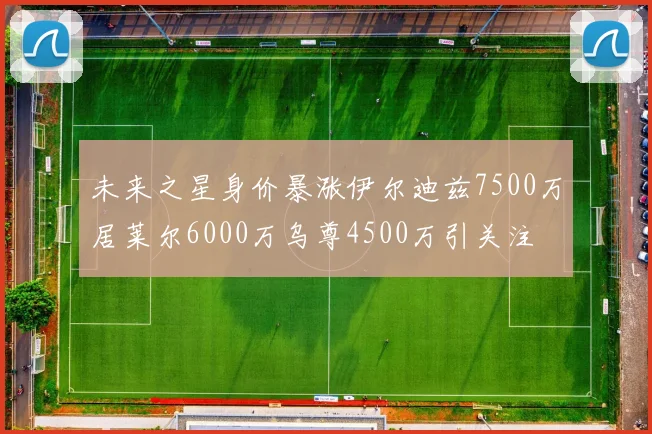 未来之星身价暴涨伊尔迪兹7500万居莱尔6000万乌尊4500万引关注
